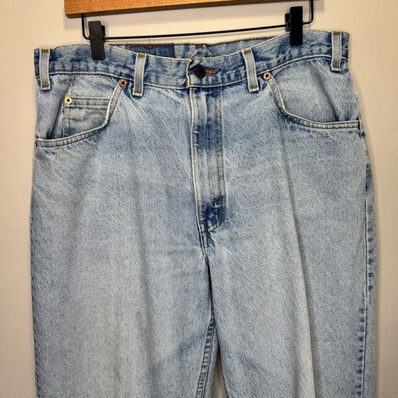 Y2K Vintage Levi's Orange Tab High Rise Jeans Size 36 100% Cotton - Picture 2 of 16